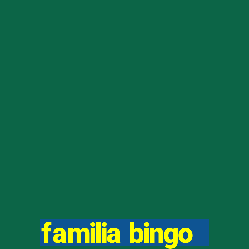 familia bingo